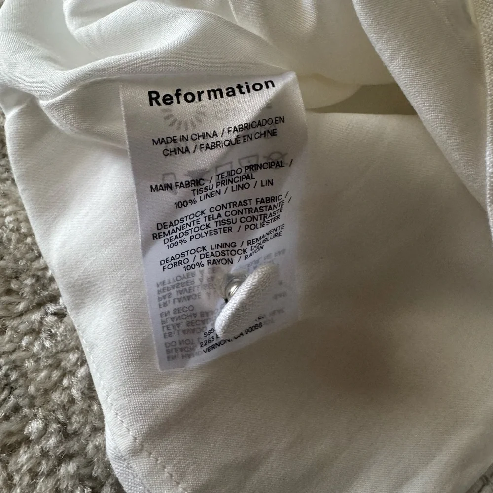 Reformation Button-Up Blouse